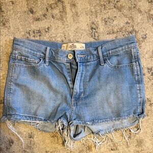 Hollister Light Blue Jean Shorts
